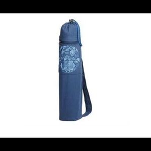 Gaiam Blue Yoga Mat Bag with Zip Pocket EUC